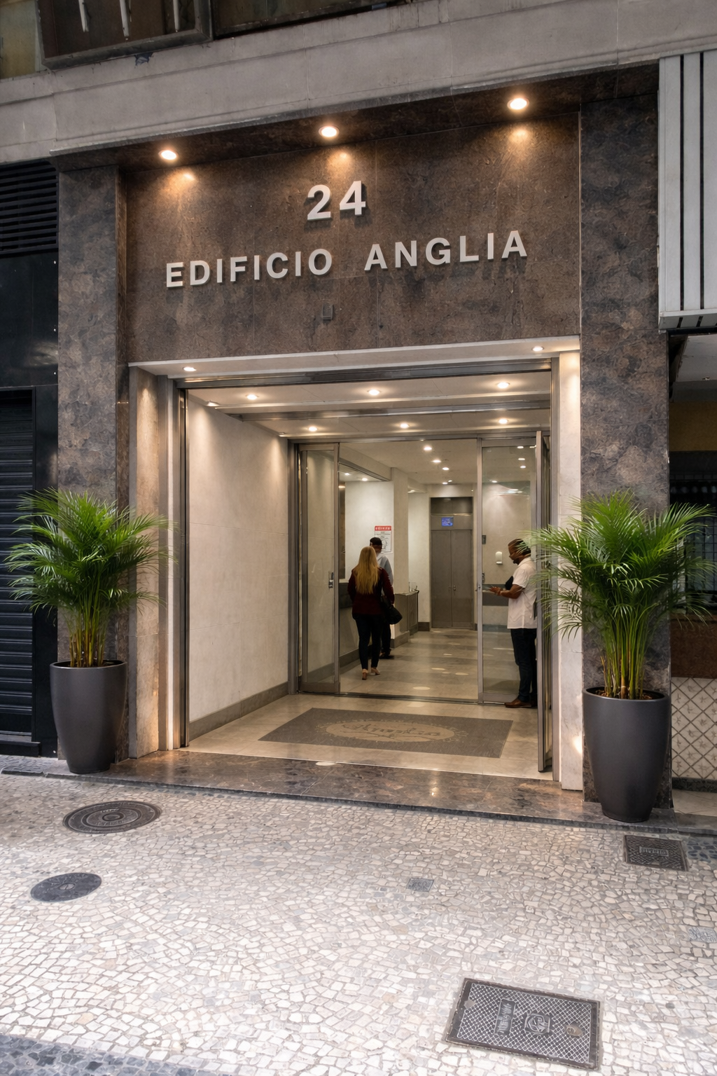 Fachada da Capital Coworking no Centro do Rio de Janeiro